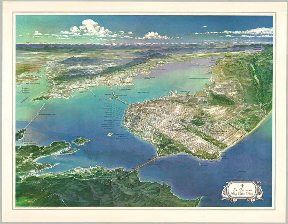 San Francisco Bay Cities Map