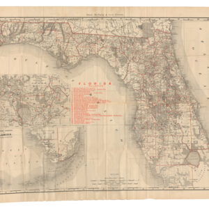 The Rand-McNally Vest Pocket Map of Florida