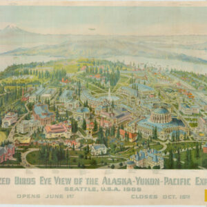 Authorized Birds Eye View of the Alaska-Yukon-Pacific Exposition. Seattle, U.S.A. 1909.