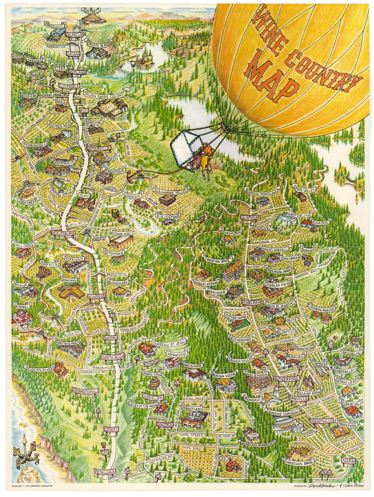 Wine Country Map