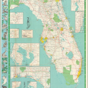 Highway map of Florida