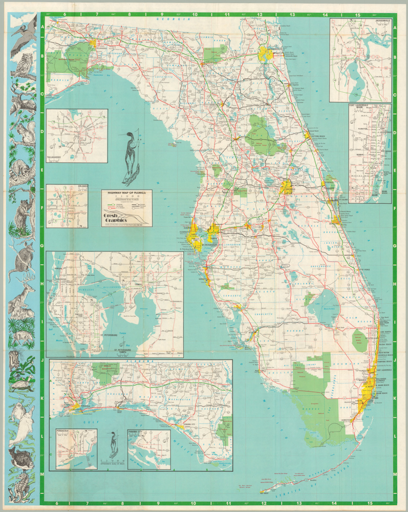 Highway Map Of Florida