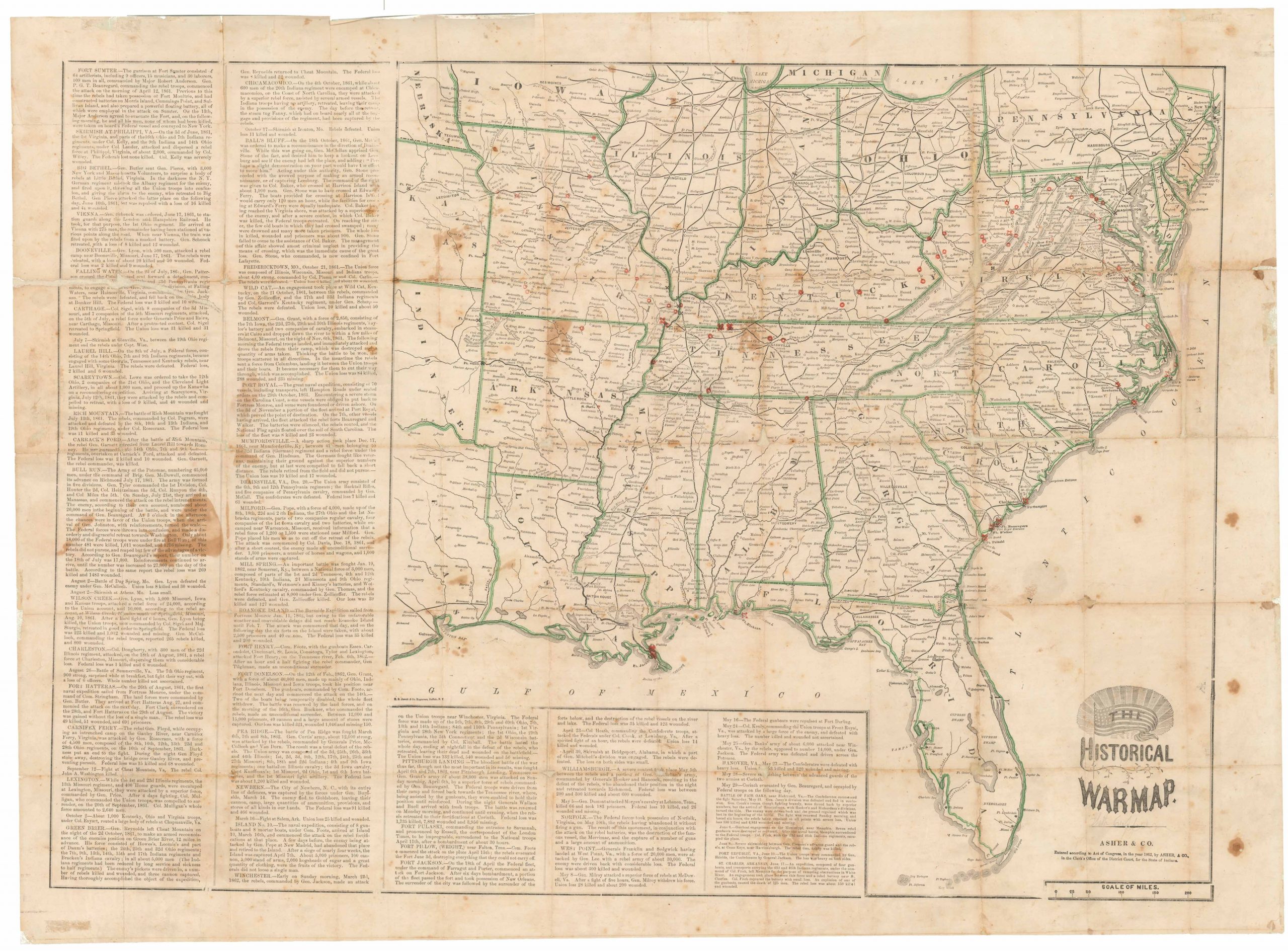 The Historical War Map.