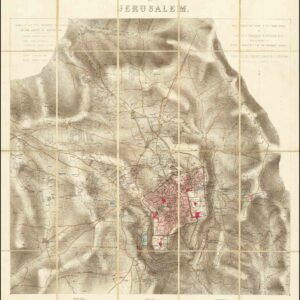 Ordnance Survey of Jerusalem. This Survey Was Made In The Years 1864-5 By Captain Charles W. Wilson R.E. and a Party of Royal Engineers From The Ordinance Survey. Under The Direction of Colonel Sir Henry James, R.E. F.R.S. & C. Director of the Ordnance Survey.