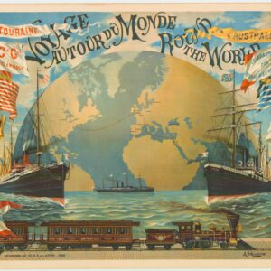 Voyage Autour du Monde / Round the World. 1891.
