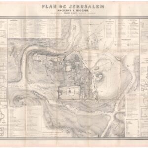 Plan De Jerusalem Ancienne & Moderne