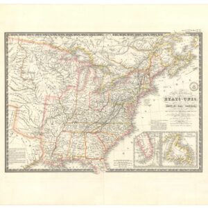 Carte générale des États-Unis, du Haut et Bas-Canada, de la Nouvle. Ecosse, du Nouvau. Brunswick, de Terre Neuve &a.