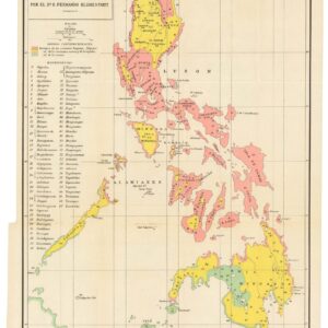 Mapa etnográfico del archipiélago filipino