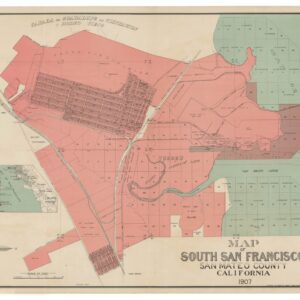 Map Showing Property of South San Francisco Land and Improvement Co at South San Francisco, San Mateo County, California