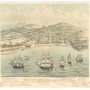 View of San Francisco, Formerly Yerba Buena, In 1846-7 Before the Discovery of Gold