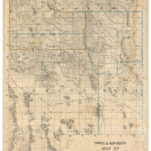 Powell & Kingman’s Map of Southwestern New Mexico