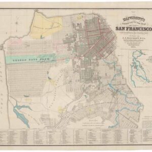 Bancroft’s Official Guide Map Of City And County Of San Francisco…1873.