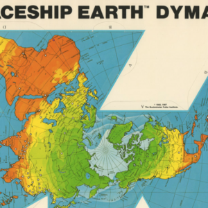 The spaceship Earth Dymaxion globe.