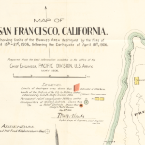 Earthquake in California, April 18, 1906; Special Report of Maj. Gen. Adolphus W. Greely