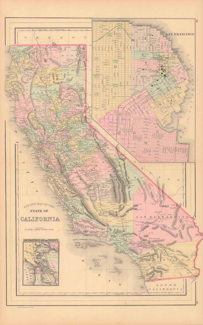 county-map-of-the-state-of-california-neatline