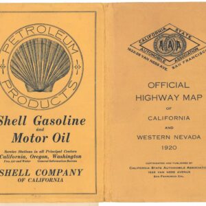 Official Highway Map of California and Western Nevada.