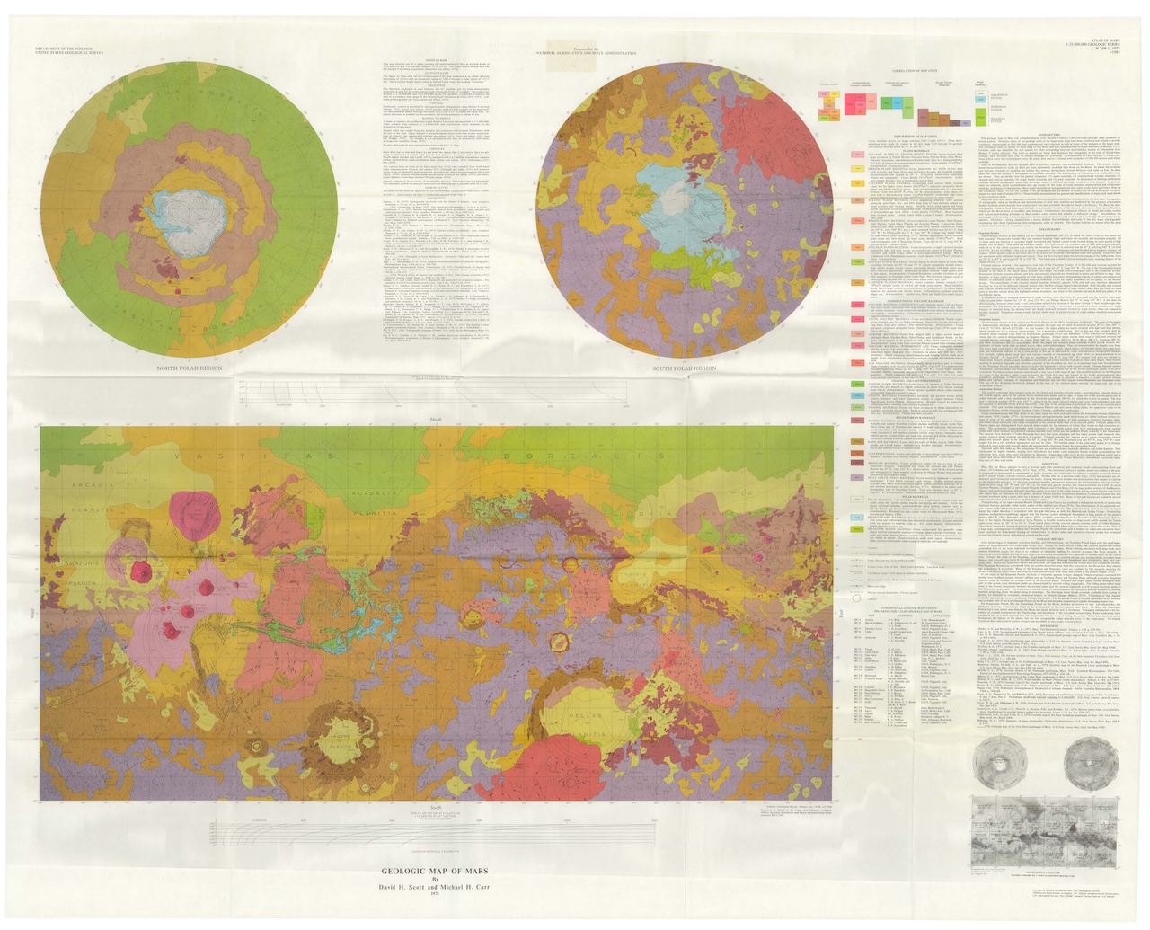 Geologic Map of Mars. - Neatline