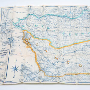 Map of Contra Costa & Alameda Counties Cal.