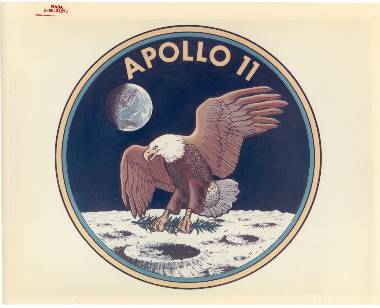 Apollo 11 mission. - Neatline