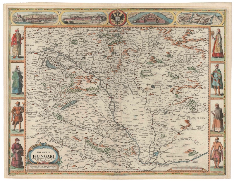 The Mape of Hungari.