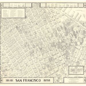 A fantastic 1976 axonometric view of San Francisco.