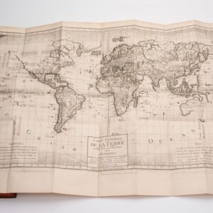 Rabiqueau’s rare 1781 treatise on Microscopy: with history’s first Flat-Earther map!