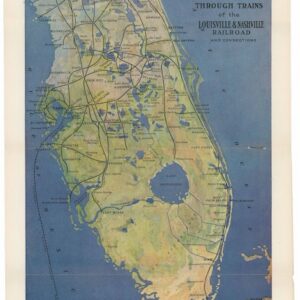 1915 Louisville & Nashville Railroad Map of Florida.