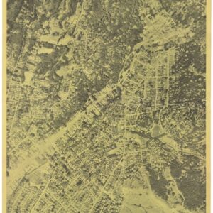 1962 circa Aerial Photograph of Mill Valley, Marin County, California.