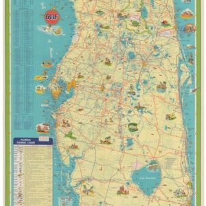 Florida — Gulf Vacation Map / Florida Georgia Vacation Map (cover).