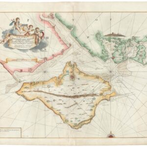 1693 Collins Nautical Chart of the Isle of Wight, the Solent, and...