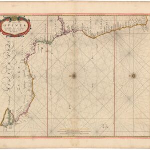 1670s Goos Sea Chart of the West African Coast from Cape Verde...
