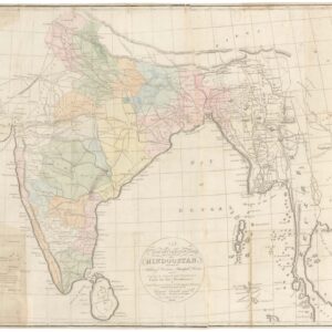 Extremely rare – an ‘incunable’ of lithographic map publishing in India, published...