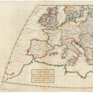 The First Map of Europe on the Globular Projection — Nicolosi's 1660...