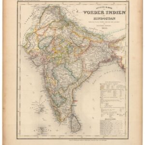 Neueste Karte von Vorder Indien oder Hindostan.