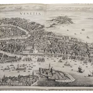 A Unique Item: Three ca. 1640 Merian Views of Venice, Bound Together...